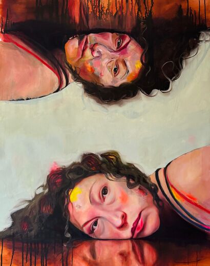 Queen of Lies - a Paint Artowrk by Danielle  Creme